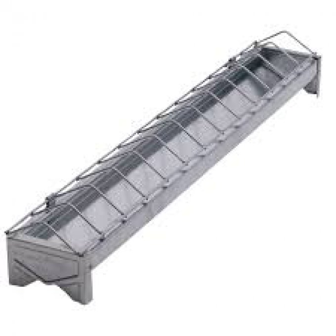 mangeoire 75cm galvanisée 2175