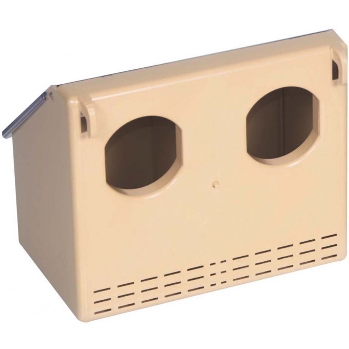 Mangeoire pigeons 2 trous